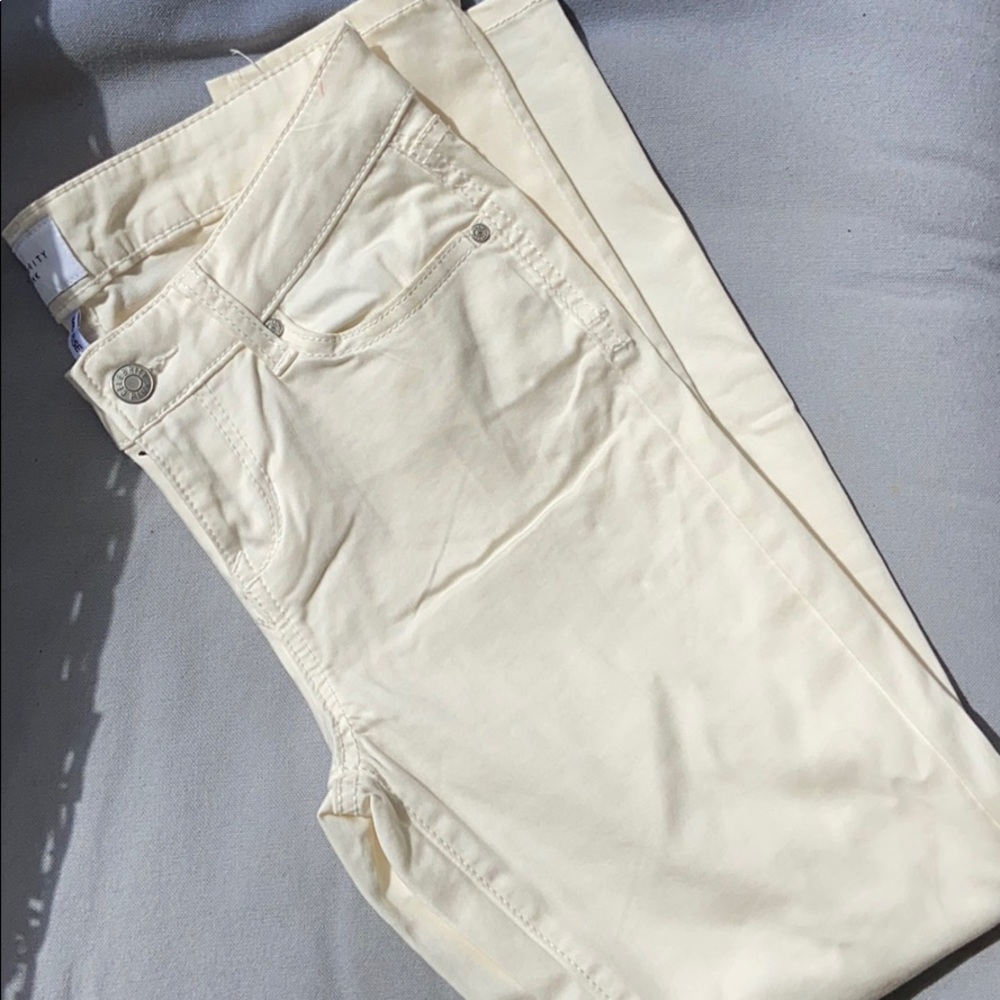 Cream Color skinny jeans